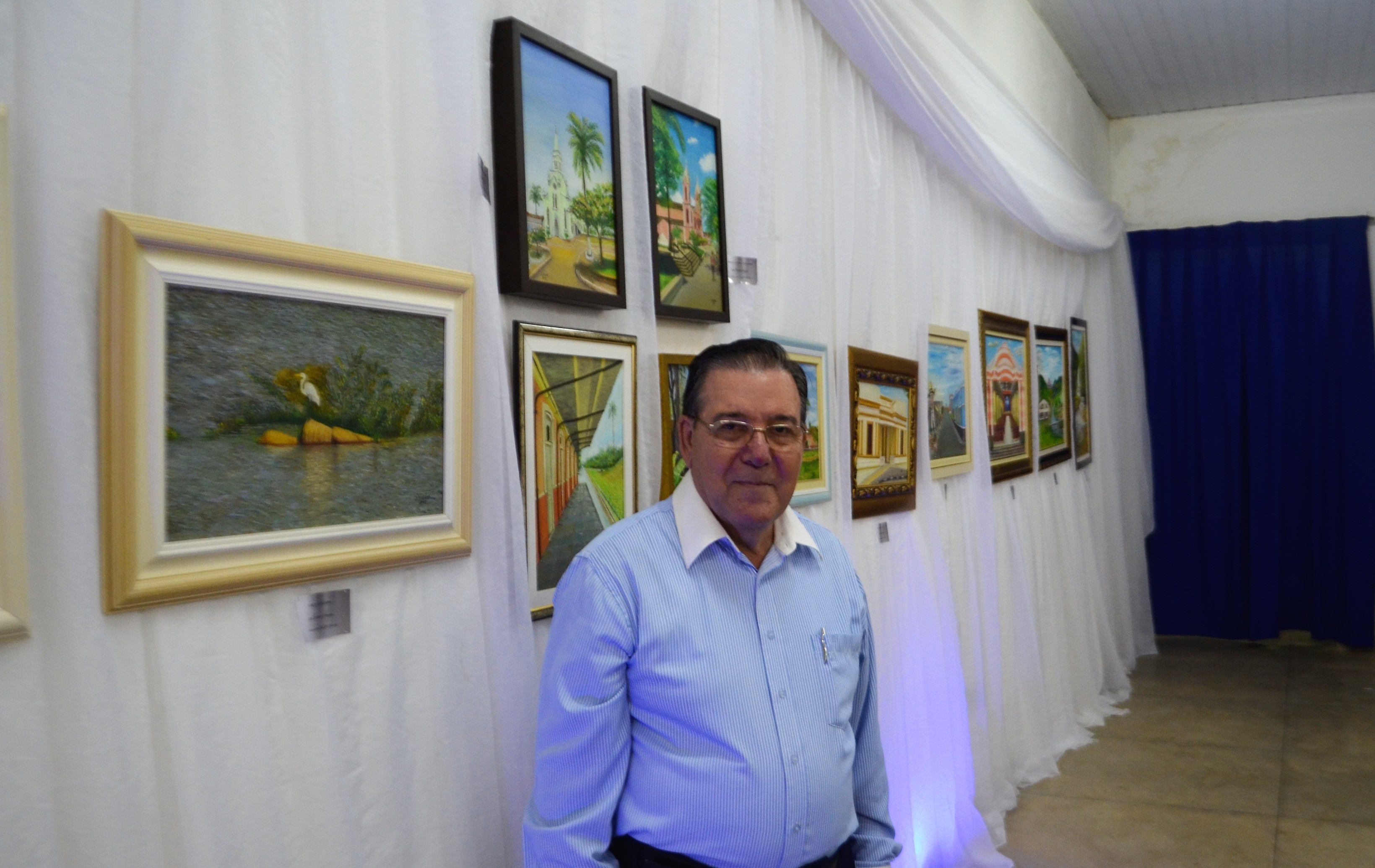 Exposição do Artista Plástico Durán y Durán foi sucesso em Palmares.