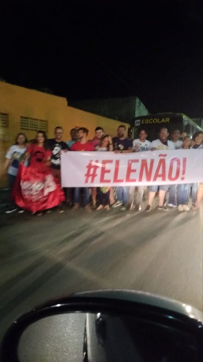 Carreata em apoio a campanha #EleNão  acontece em Palmares-PE.