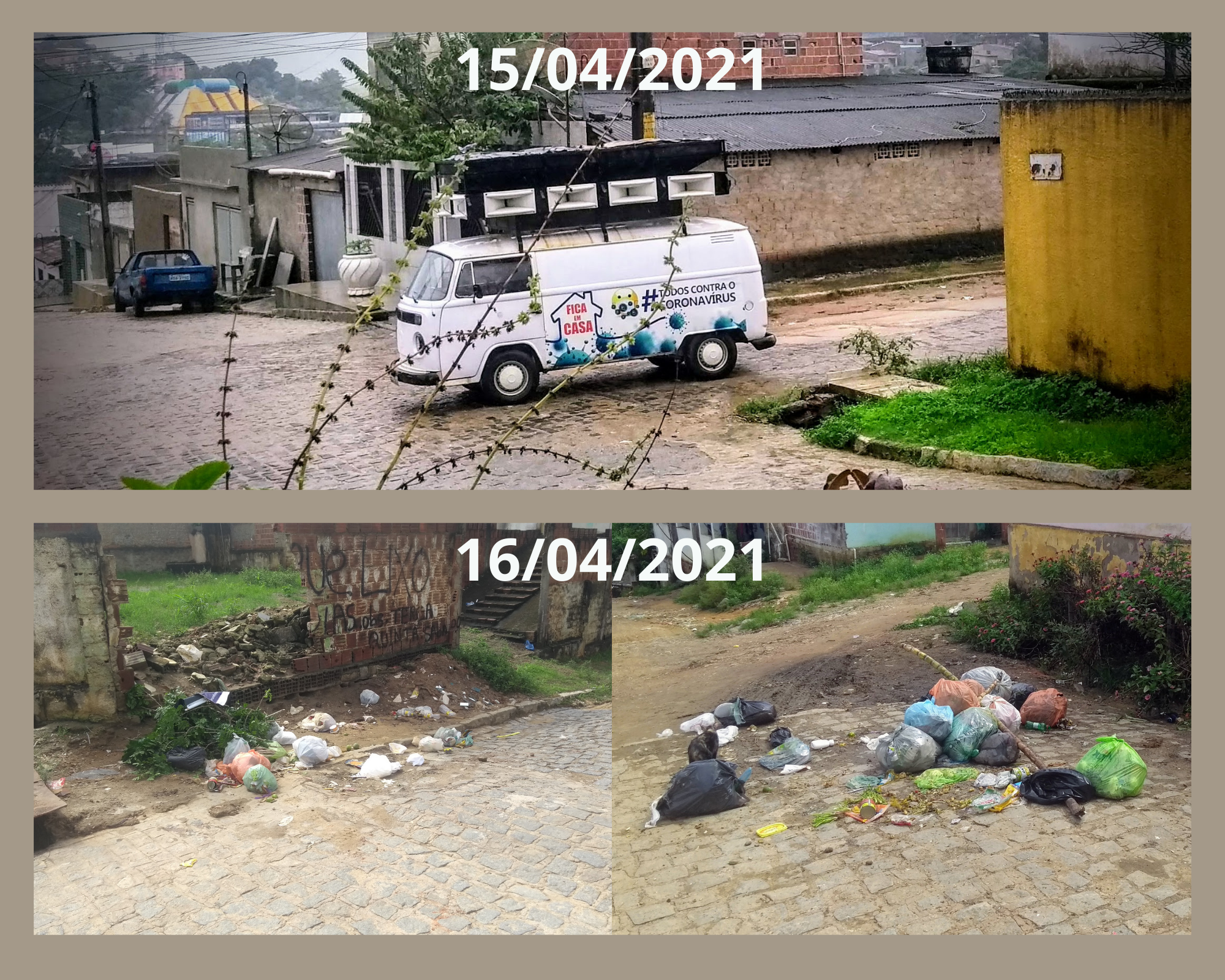 Palmares: Mesmo com campanha educativa parte da população continua jogando lixo nas ruas