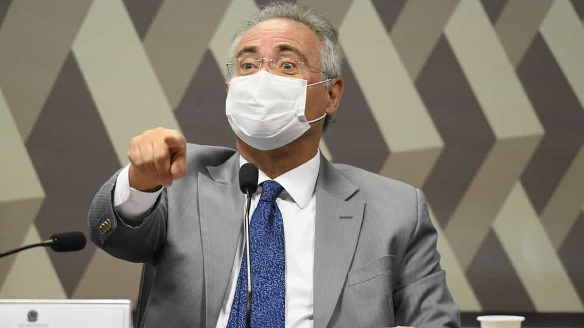 Renan diz que resposta a ataques de Bolsonaro é o ‘número de mortos pela covid’